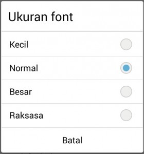 Cara Merubah Ukuran Font Tulisan Di HP Android (Mengecilkan Dll)