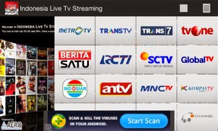 Indonesia live TV apk