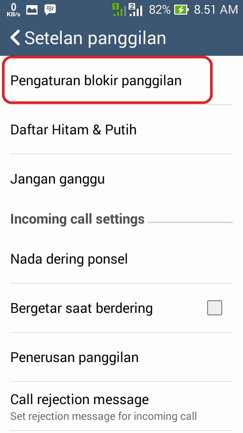 Cara Terbaru Blokir Panggilan Dan SMS Di Android