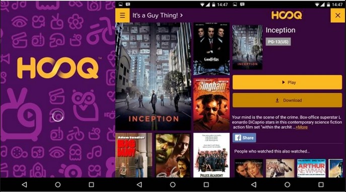 Hooq for Android