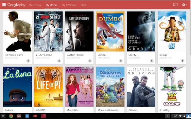 Google Play Movies TV