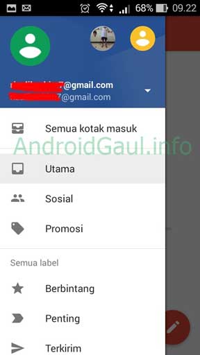 cara membuat akun gmail di android