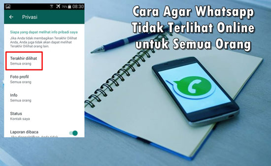 Cara Agar WhatsApp Tidak Terlihat Online oleh Kontak