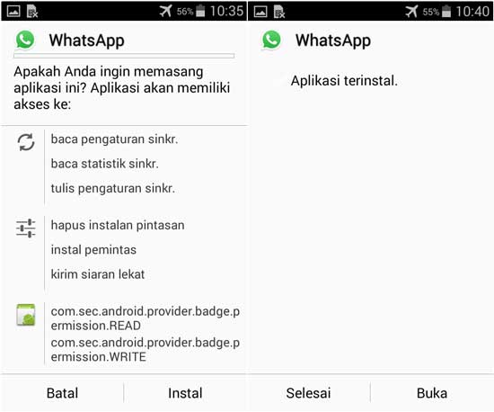 Cara Install WhatsApp Tema iPhone di Android