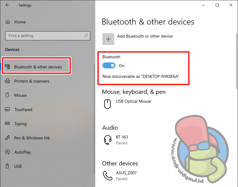 Cara Mengaktifkan Bluetooth di Laptop Windows 10