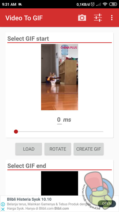 Cara Membuat Gif dari Video di Android