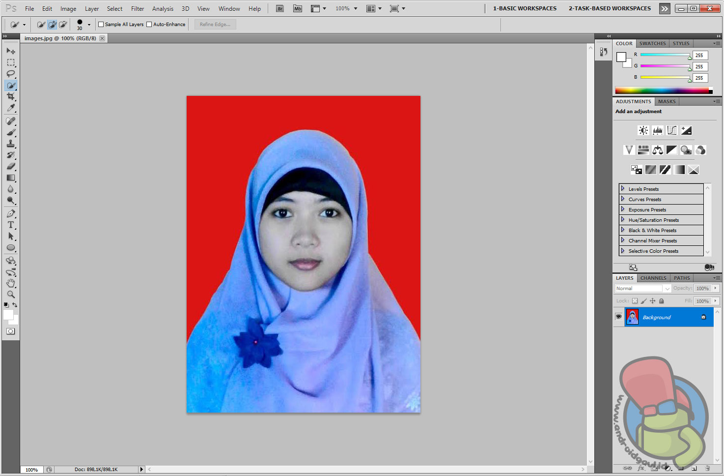 Cara Mengubah Background Warna Merah Di Photoshop Cara Edit 2022 - Riset