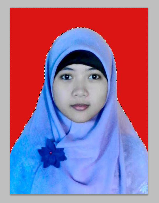 cara mengganti background di photoshop Cara Mengganti Background Foto Jadi Merah Biru di Photoshop 