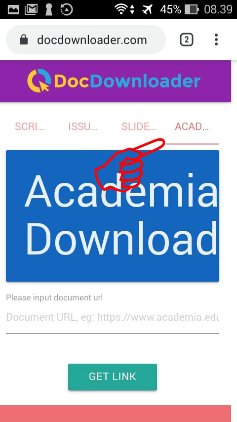 Cara Download File di Academia Edu