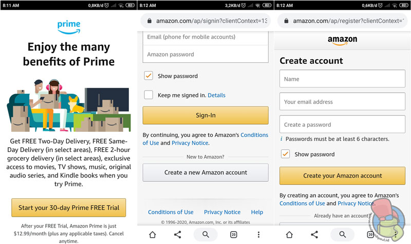 Cara Membuat Akun Amazon Prime Biar Dapat Item Gratis Mobile Legends