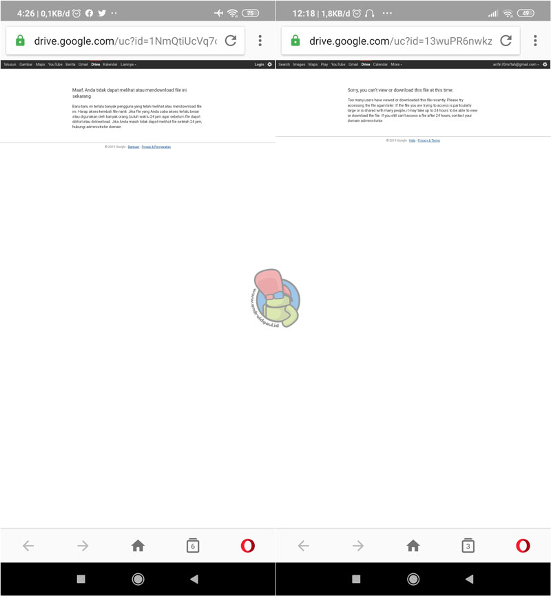 Cara Mengatasi Limit Download pada Google Drive Lewat HP