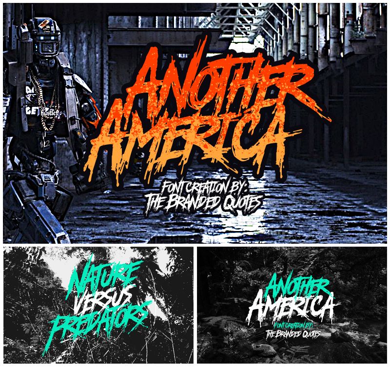 ANOTHER AMERICA FONT 1