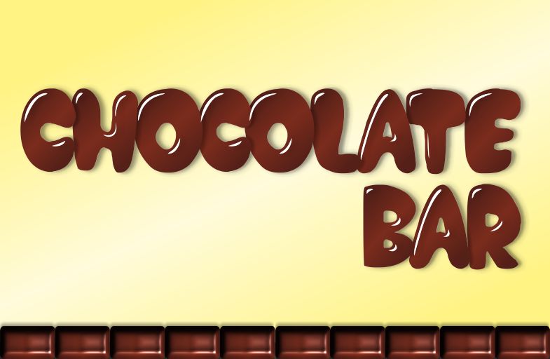 CHOCOLATE BAR FONT 1