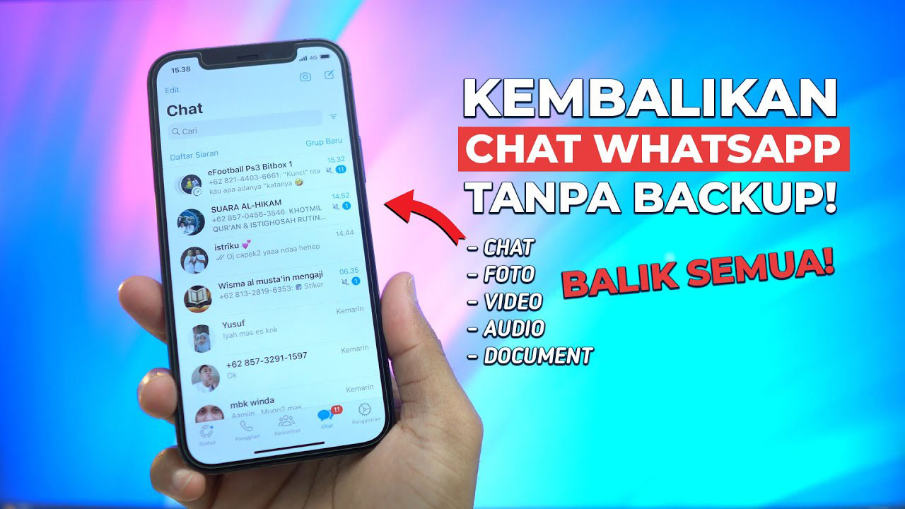 Cara Memulihkan Chat WhatsApp Yang Terhapus Di IPhone